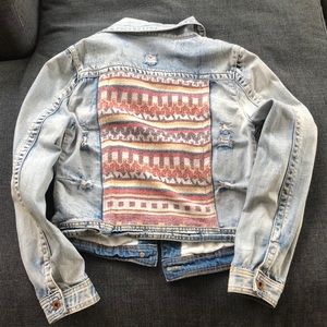 white crow jean jacket